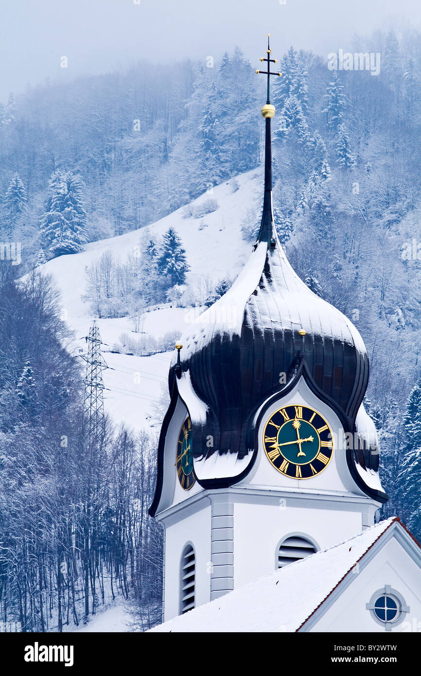 St Heinrich Church, Beckenried, Switzerland 1 Stock Photo
