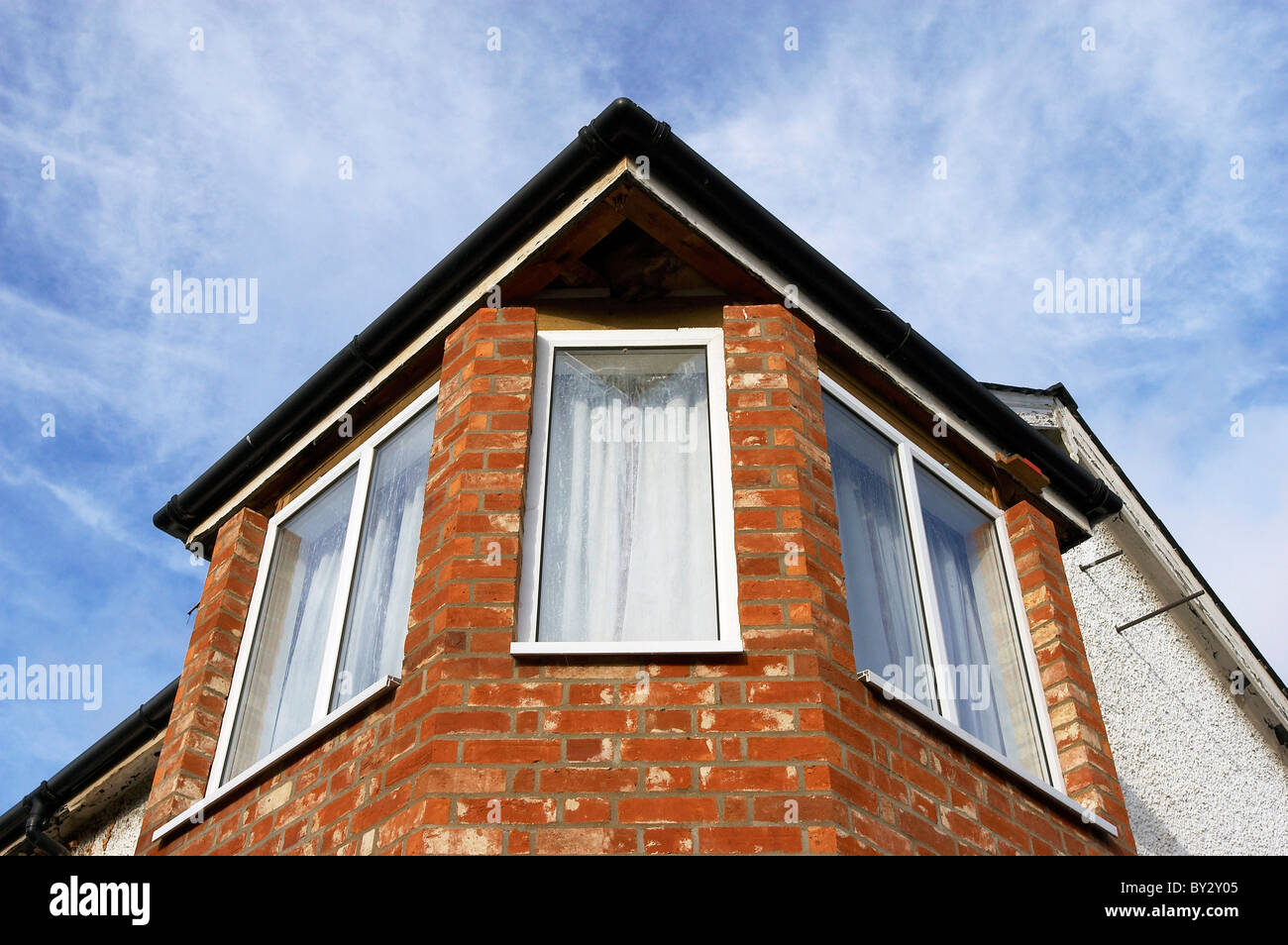 Detail of a window council house East London UK Stock Photo - Alamy