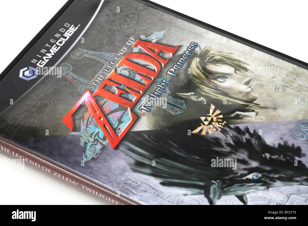Nintendo Gamecube 'Legend of Zelda' computer disc case. (For editorial use only). Stock Photo