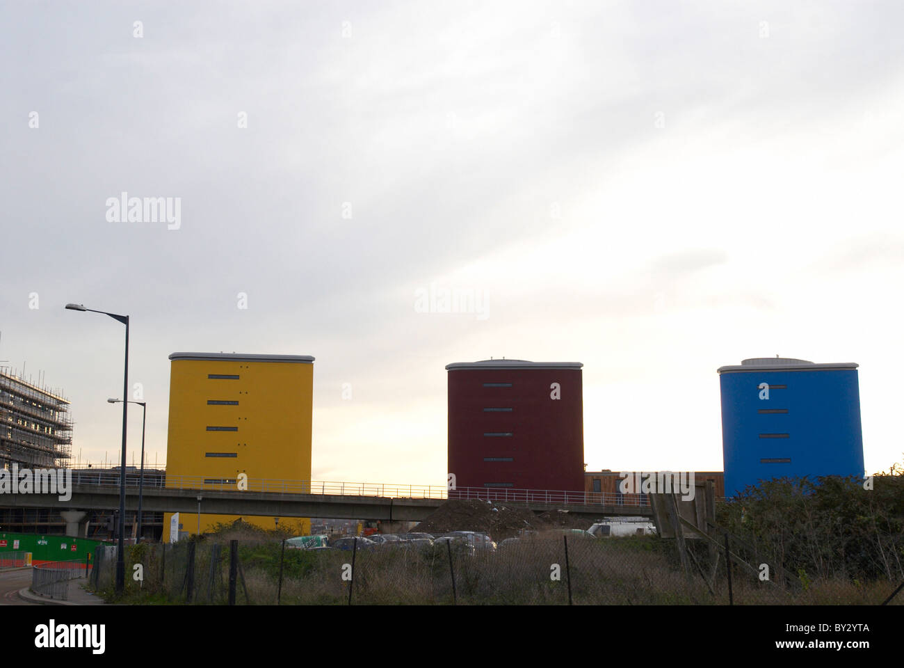 Accomodation blocks of East London University London UK Stock Photo