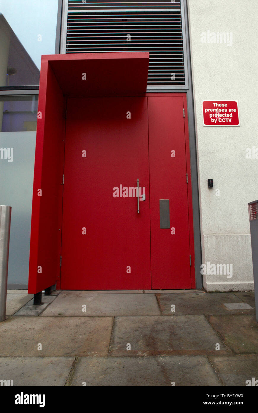 Modern funky entrance door London UK Stock Photo Alamy