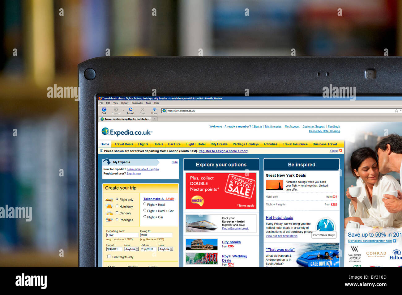 Expedia flight booking hires stock photography and images Alamy