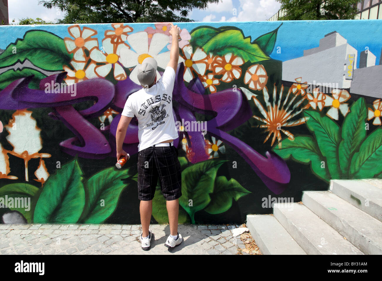 A graffiti artist, Berlin, Germany Stock Photo - Alamy