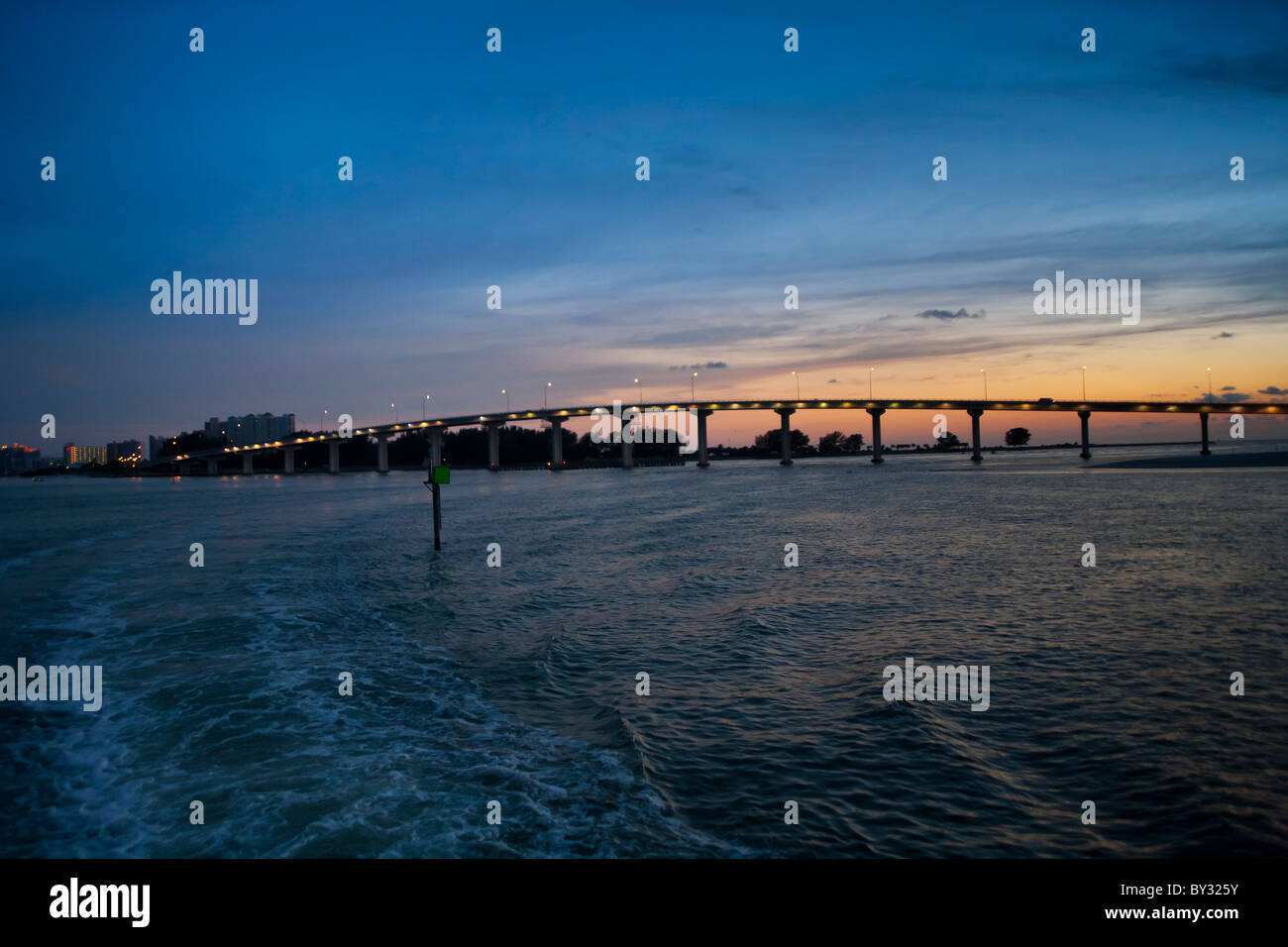 Sand Key Bridge in Clearwater Beach, FL Stock Photo - Alamy