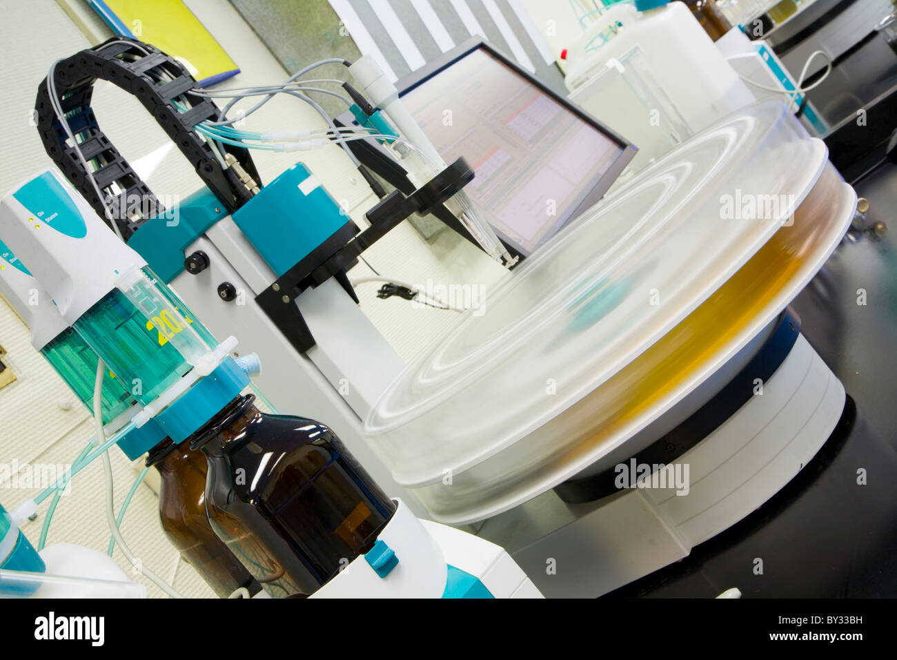 Automatic titrator Stock Photo Alamy