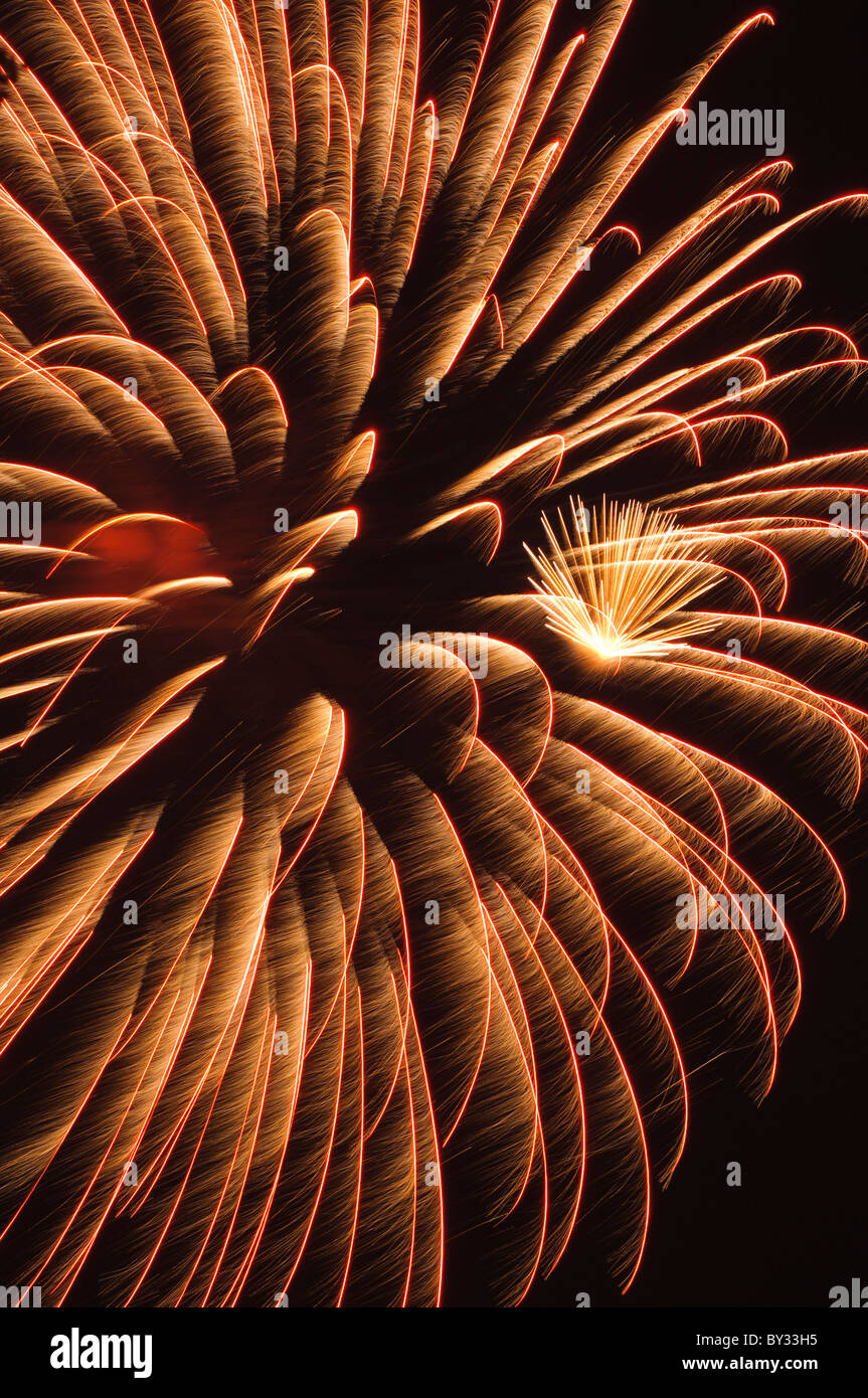 Fireworks light the night sky, Annapolis, Maryland, USA Stock Photo Alamy
