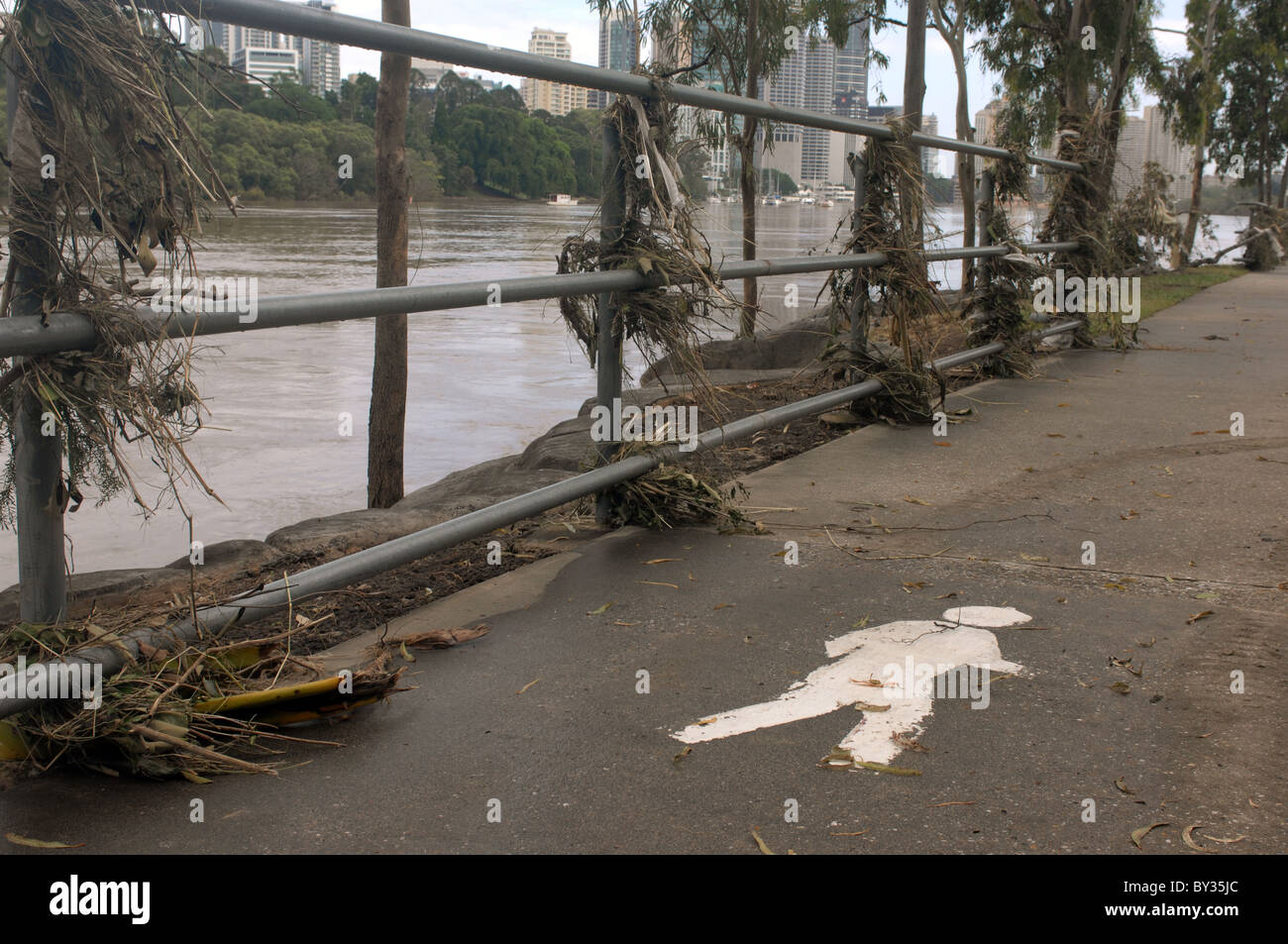 Brisbane flood damage 2011, Queensland, Australia Stock Photo Alamy
