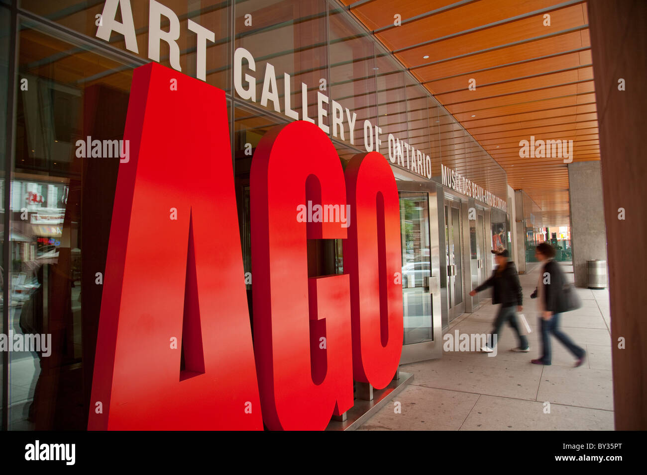 Art Gallery of Ontario exterior Toronto Canada Stock Photo