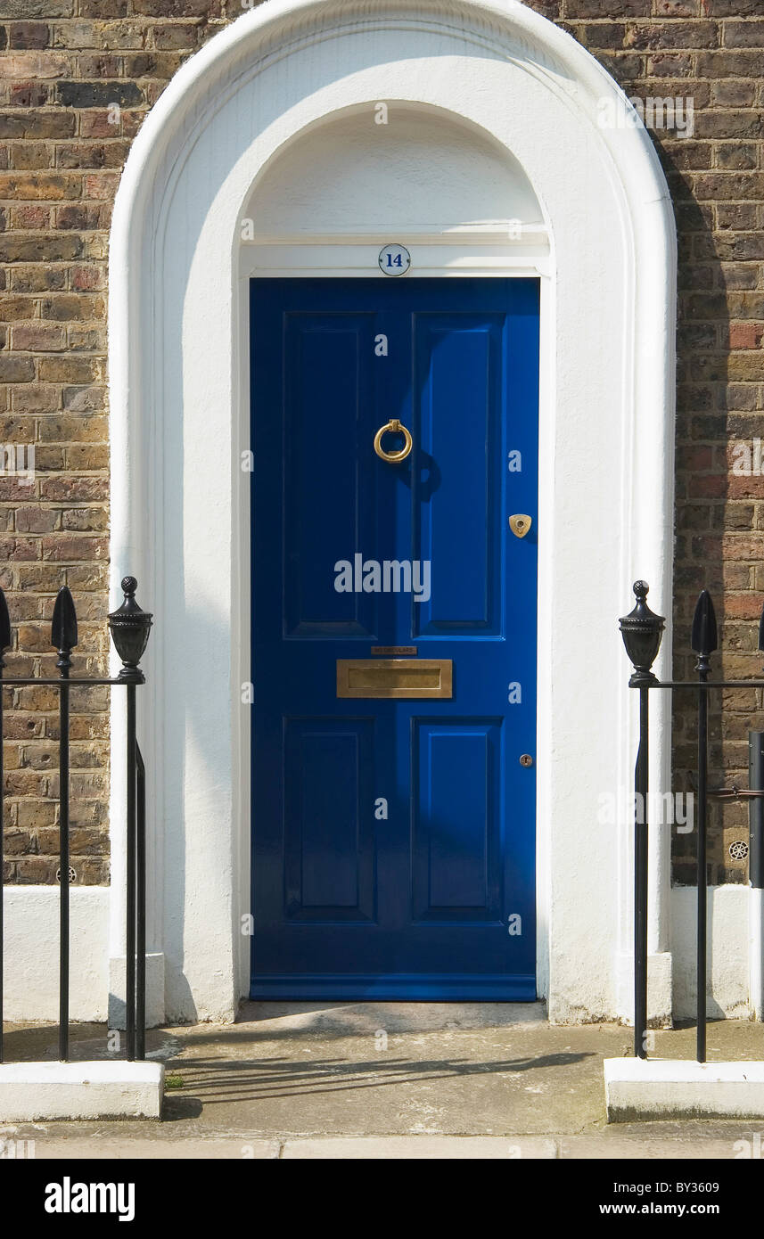 Front door to a period property Stock Photo Alamy
