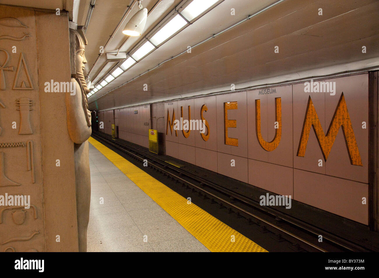 Museum station stop Toronto Subway Ontario Canada Stock Photo Alamy