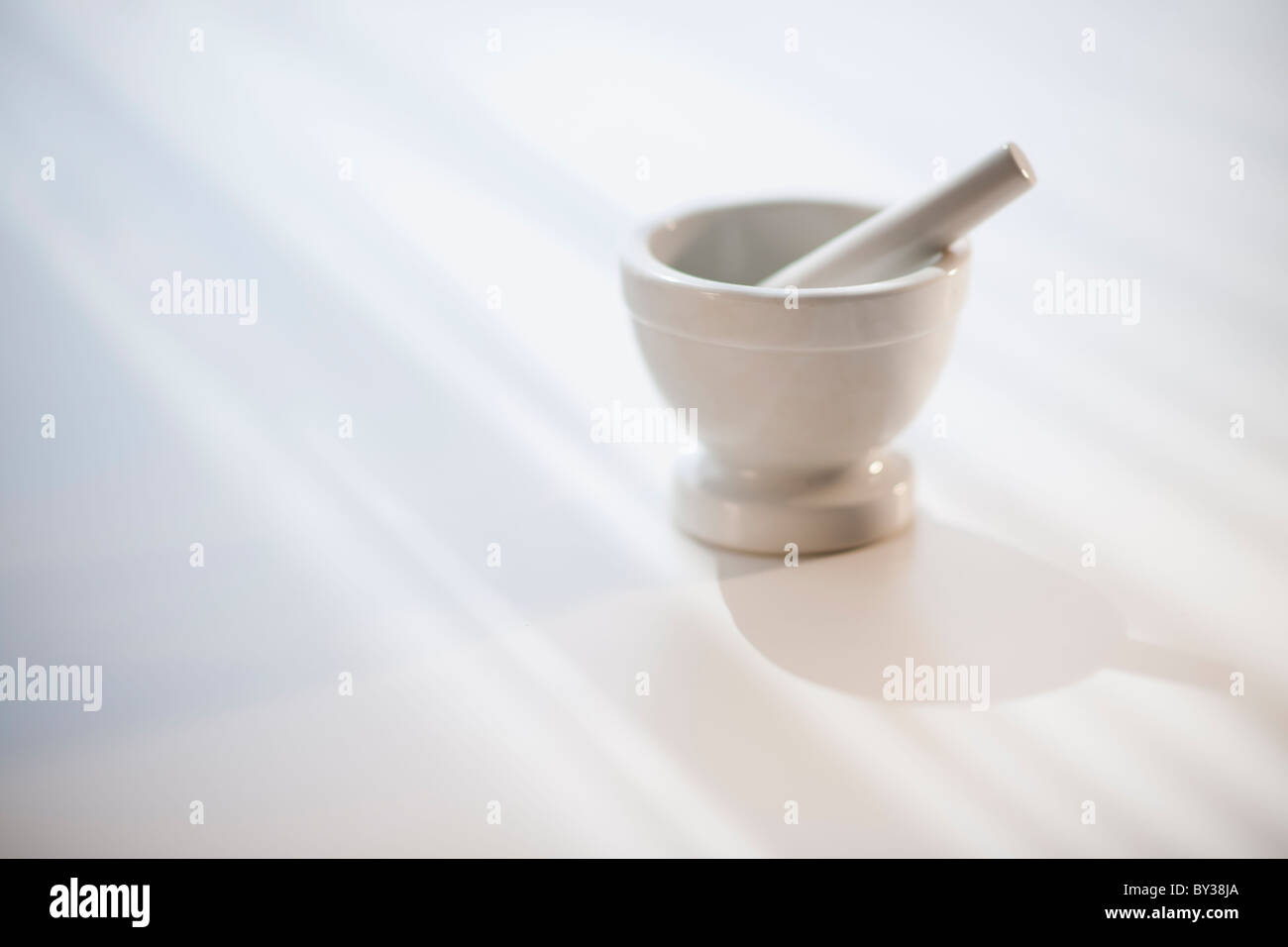 Mortar and pestle Stock Photo