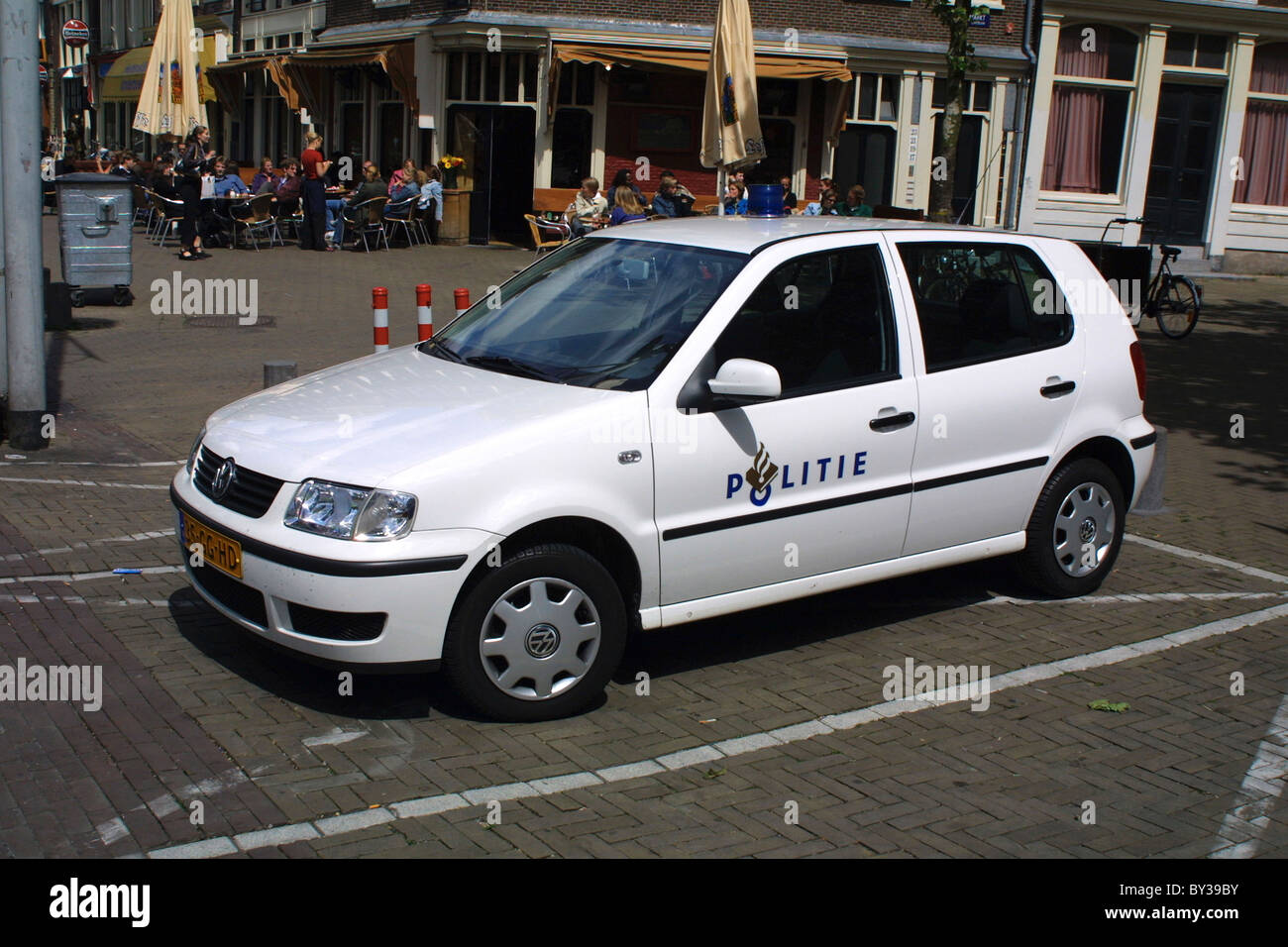 VW Polo police car Stock Photo - Alamy