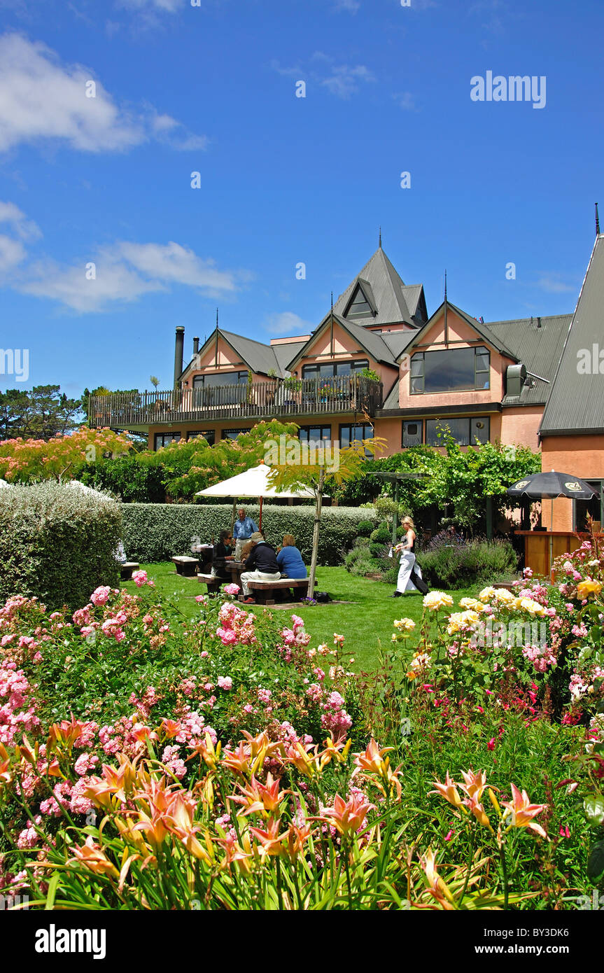 Pegasus Bay Winery and Restaurant, Waipara, North Canterbury, Canterbury Region, South Island, New Zealand Stock Photo