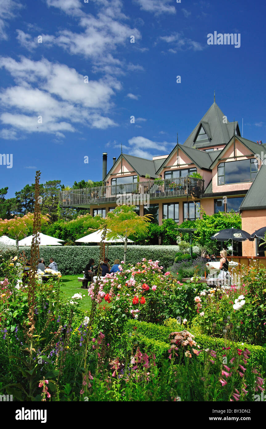 Pegasus Bay Winery and Restaurant, Waipara, North Canterbury, Canterbury Region, South Island, New Zealand Stock Photo