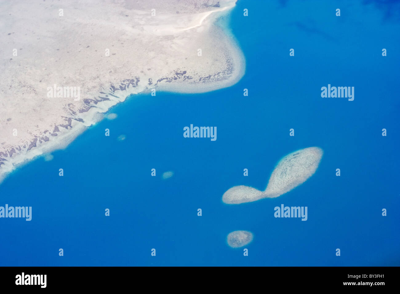Aerial view of tropical coral reefs in Fiji Stock Photo - Alamy
