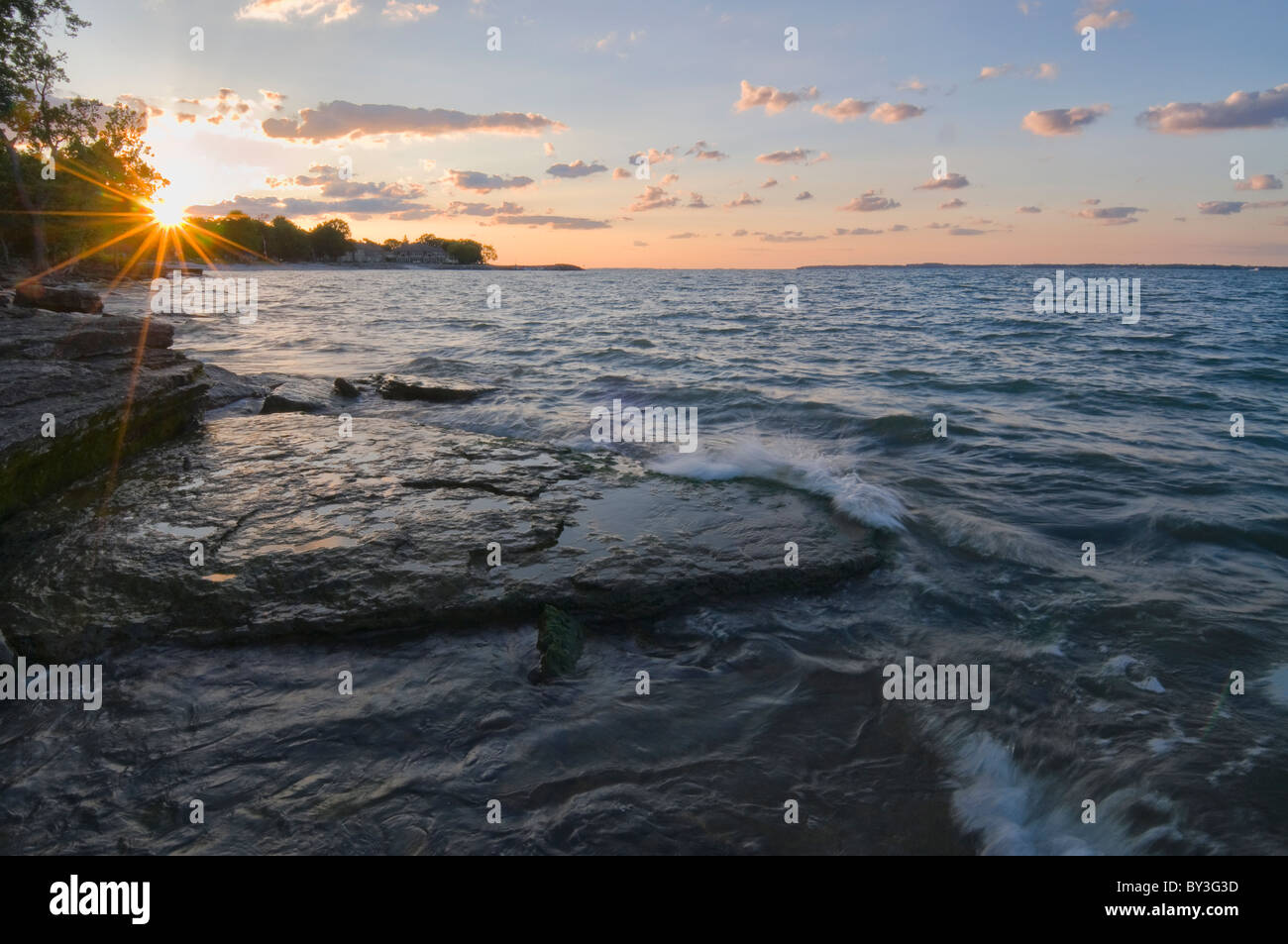 USA, Ohio, Lake Erie Stock Photo