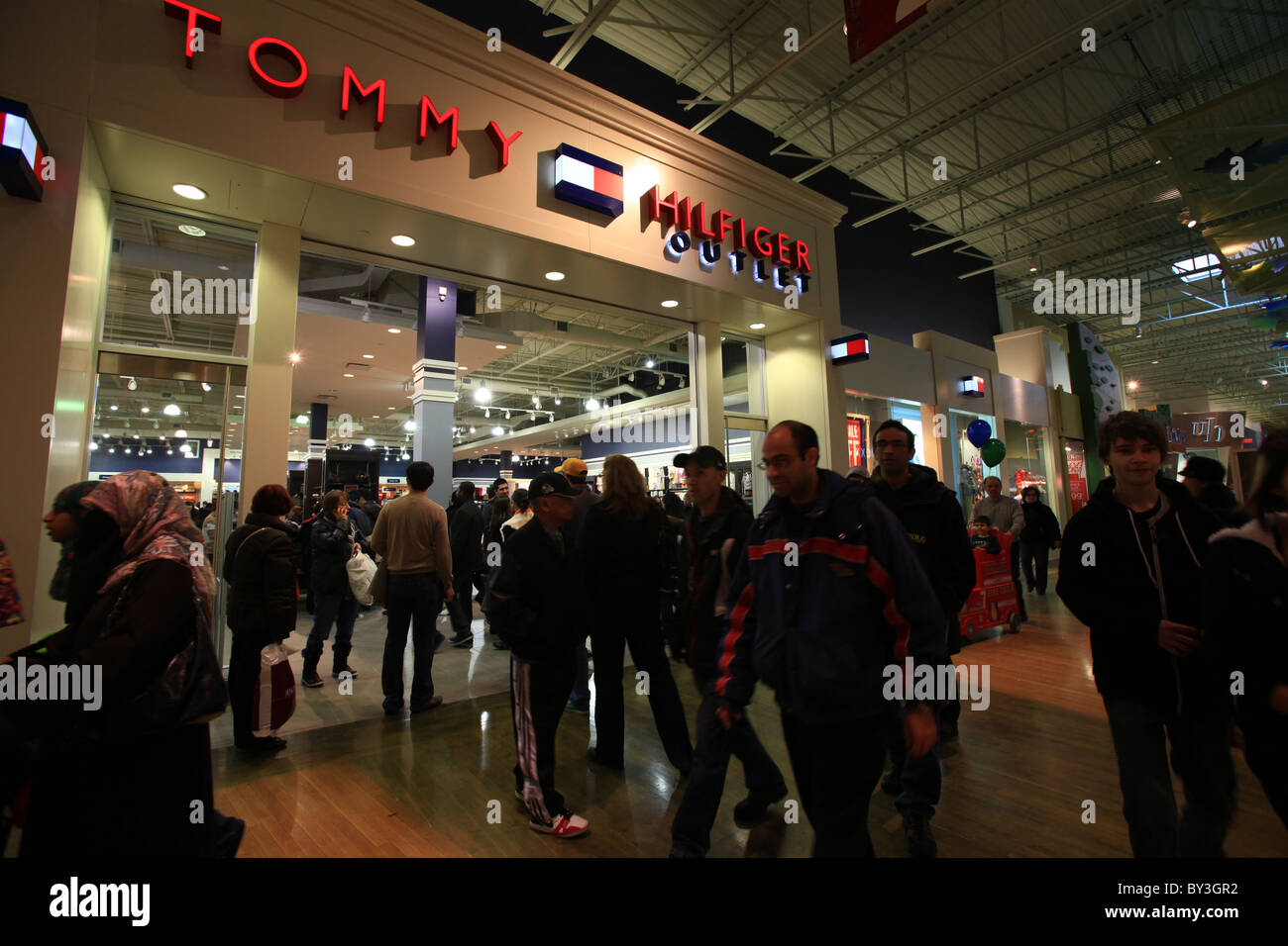Tommy Hilfiger outlet store in Vaughan Mills Mall in Toronto, 2010 Stock  Photo - Alamy