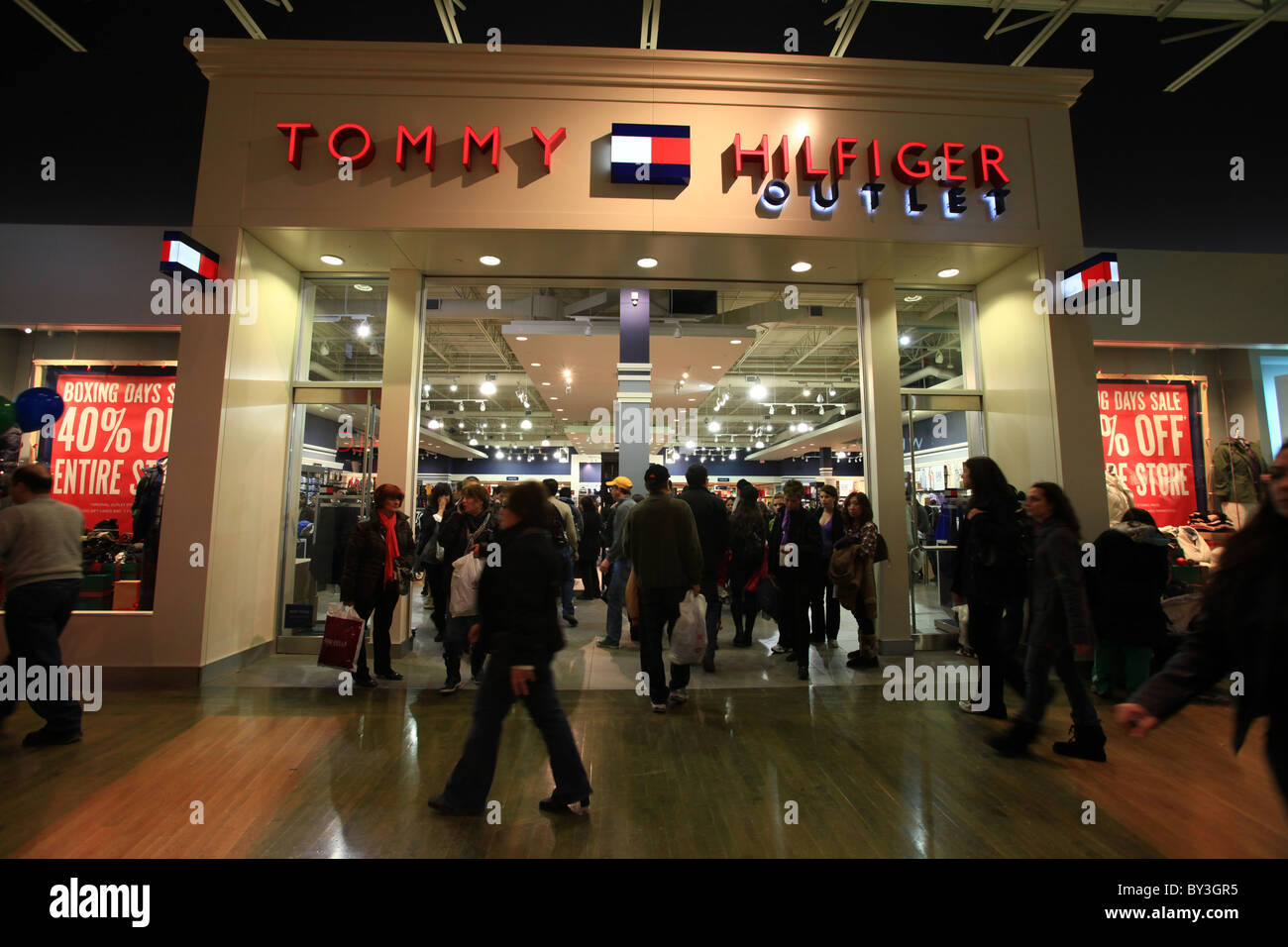 Tommy Hilfiger outlet store in Vaughan Mills Mall in Toronto, 2010