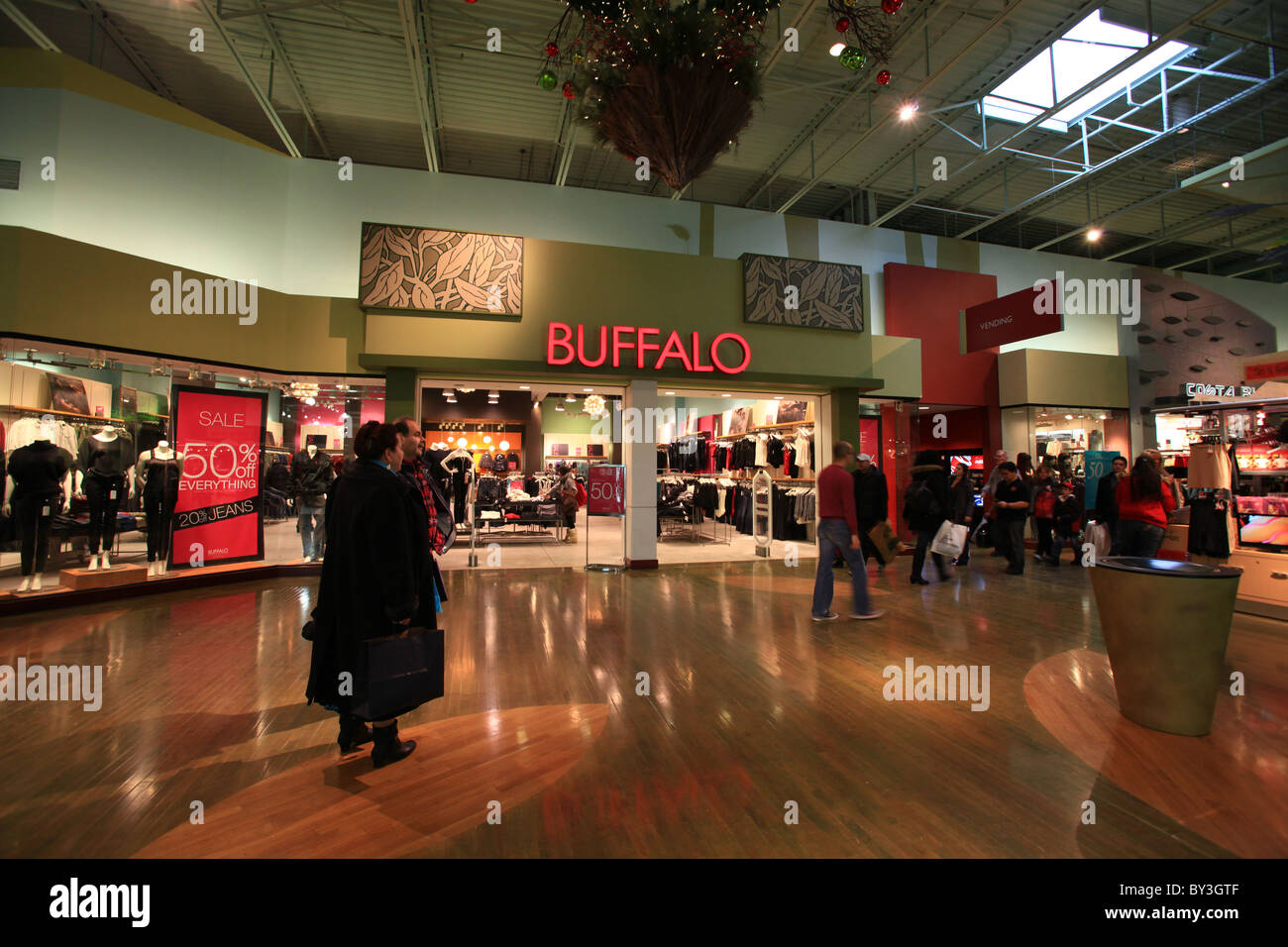 Outside clothing outlet store in Vaughan Mills Mall in Toronto, Canada 2010 Stock Photo - Alamy