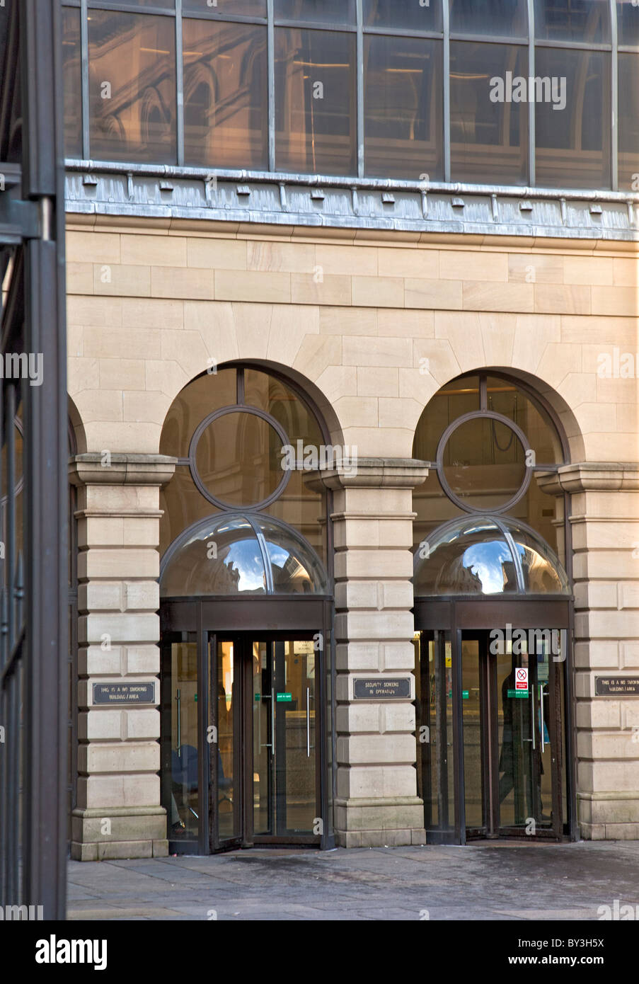 Entrance to Edinburgh Sheriff Court, Chambers Street, Scotland, UK