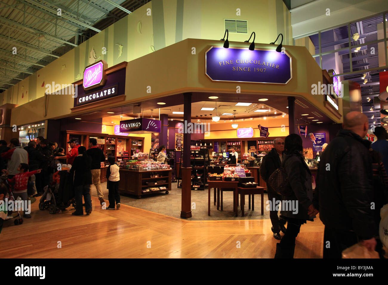 Purdy’s Chocolates store in Vaughan Mills Mall in Toronto, Canada 2010