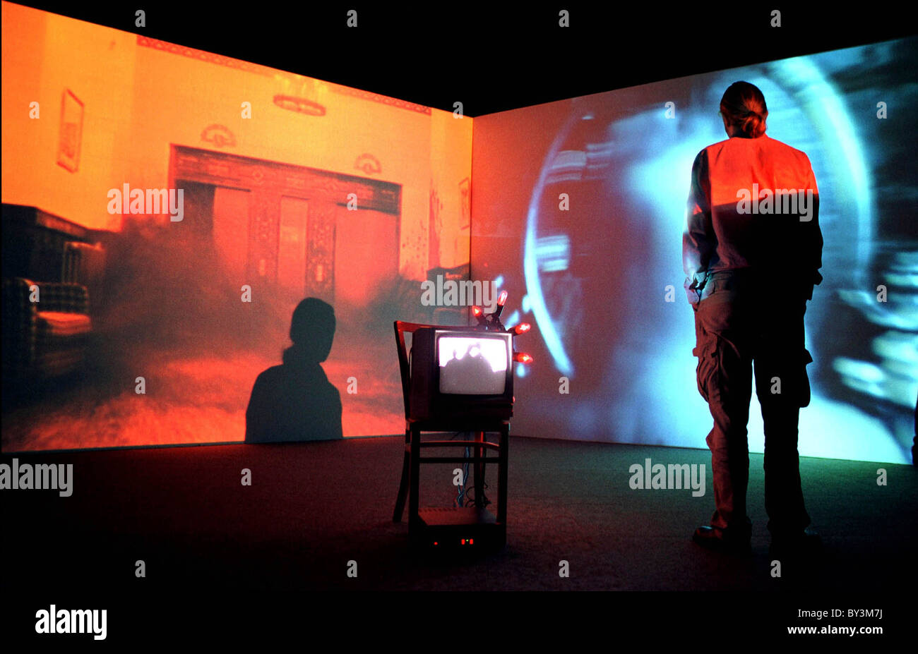 An Art Exhibition, National Museum and Galleries, Cardiff Stock Photo Alamy