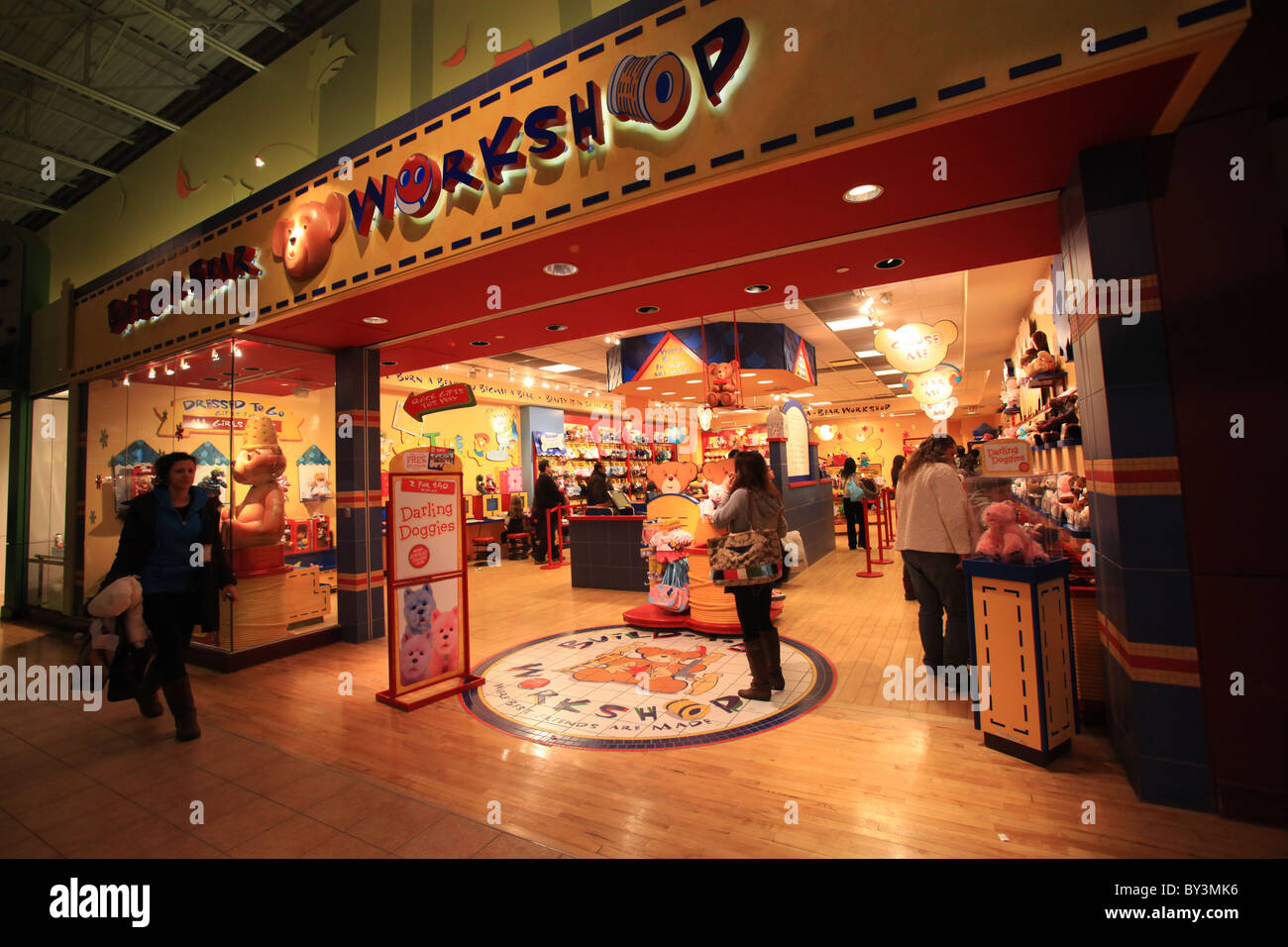 Build a bear workshop in Vaughan mills mall in Toronto Canada Stock Photo