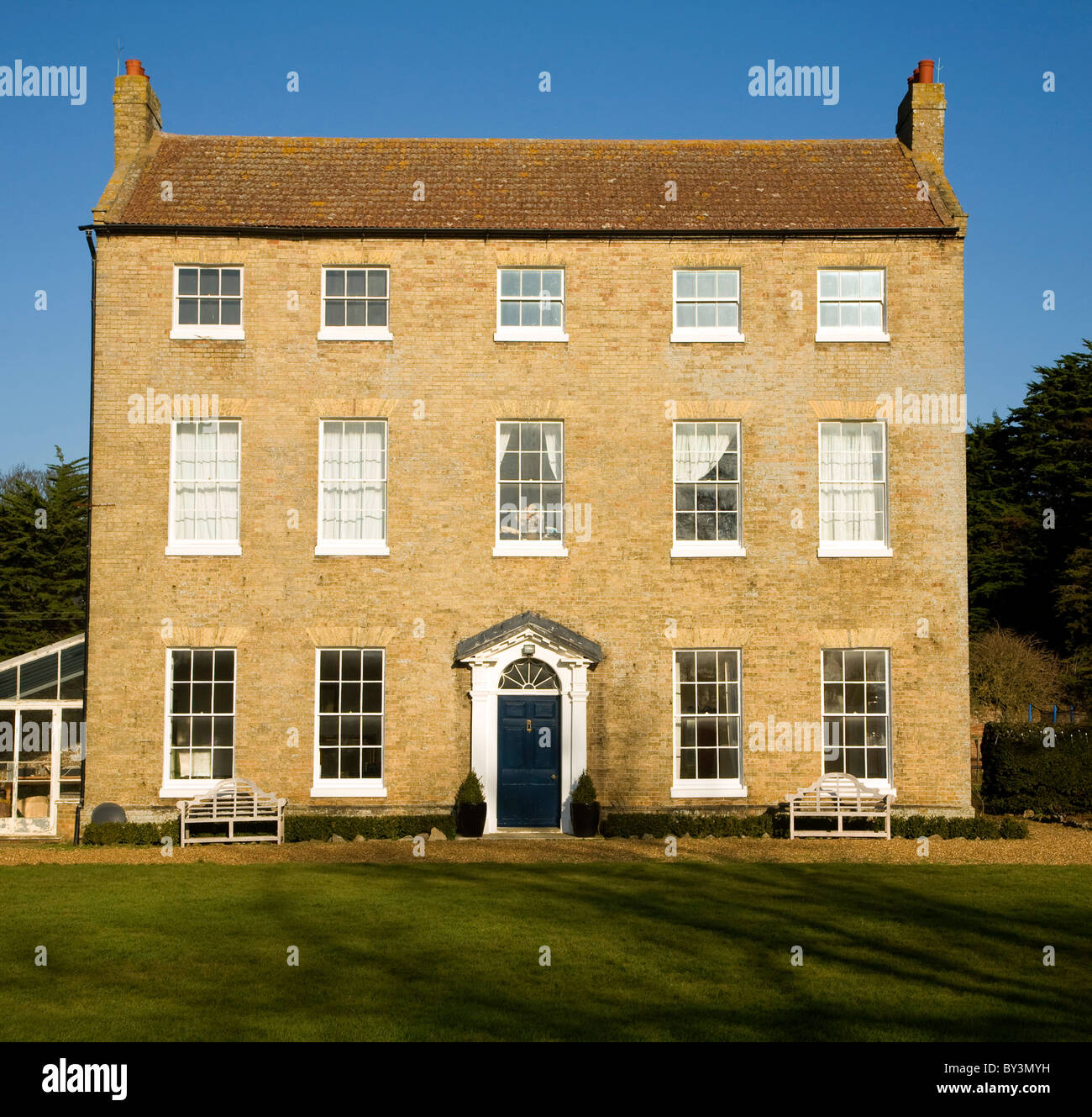 farmhouse building High House farm Bawdsey Suffolk England