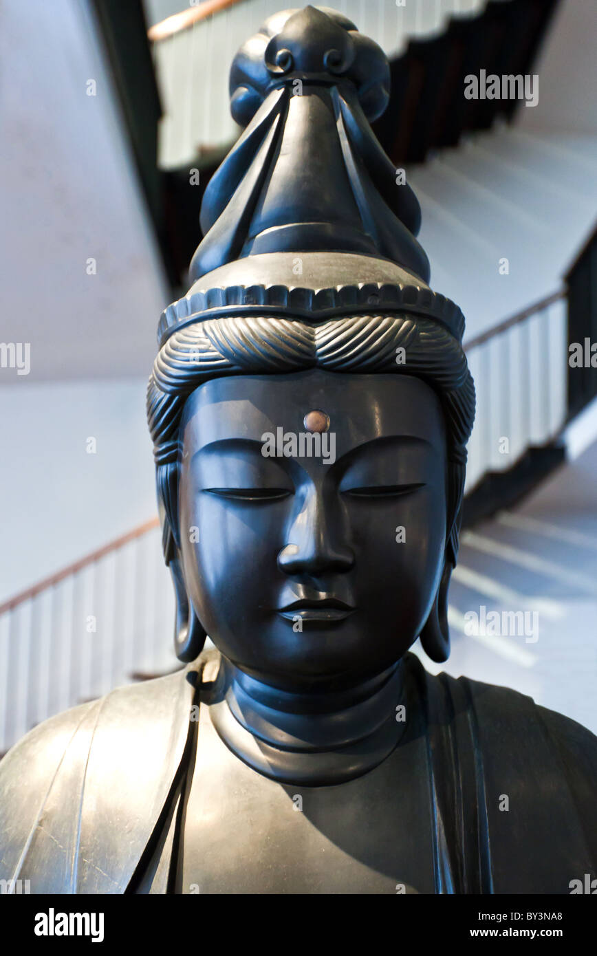 Italy, Genoa, Museum of Oriental Art E. Chiossone, a Buddha statue ...