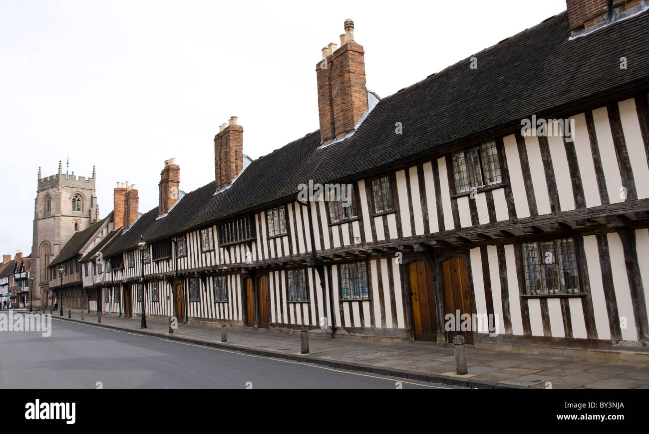 Classic old english town, Stratford upon Avon Stock Photo