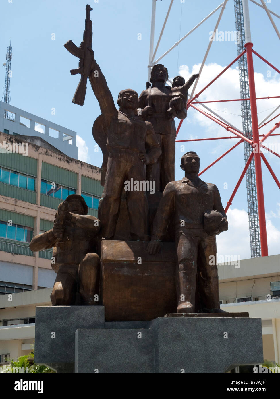 Communist Statues, Ho Chi Minh City, Vietnam Stock Photo