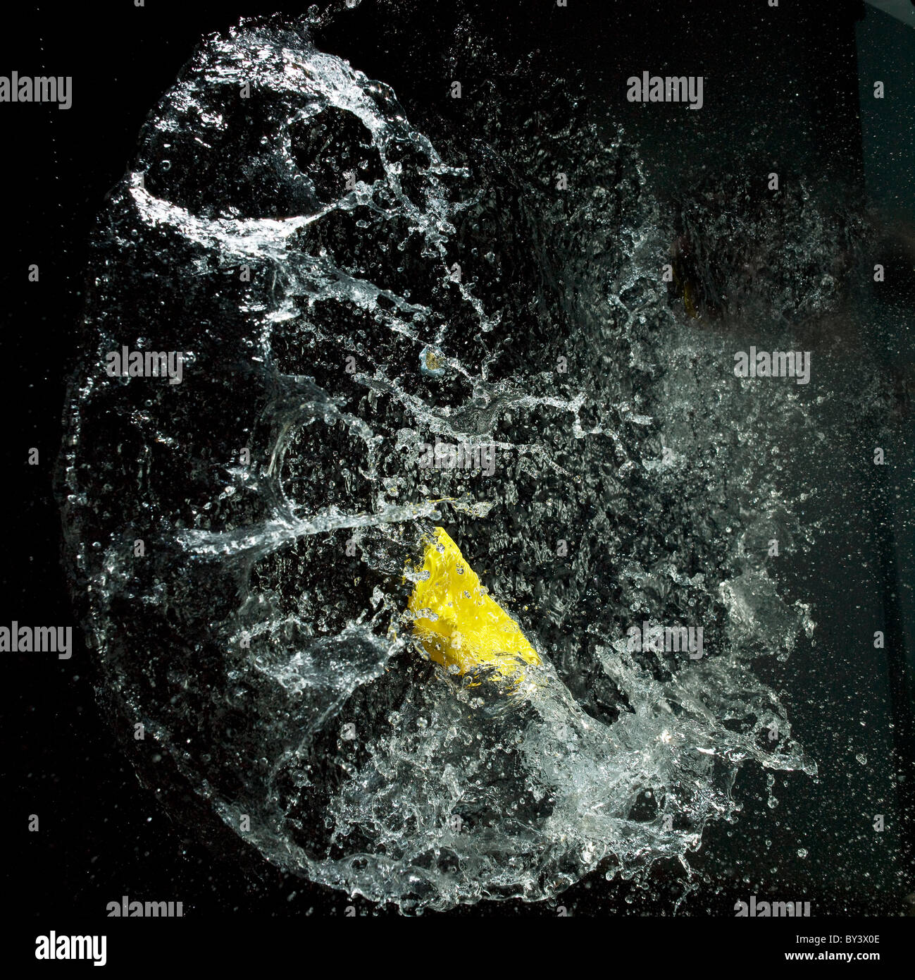 balloon filled with water exploding Stock Photo Alamy