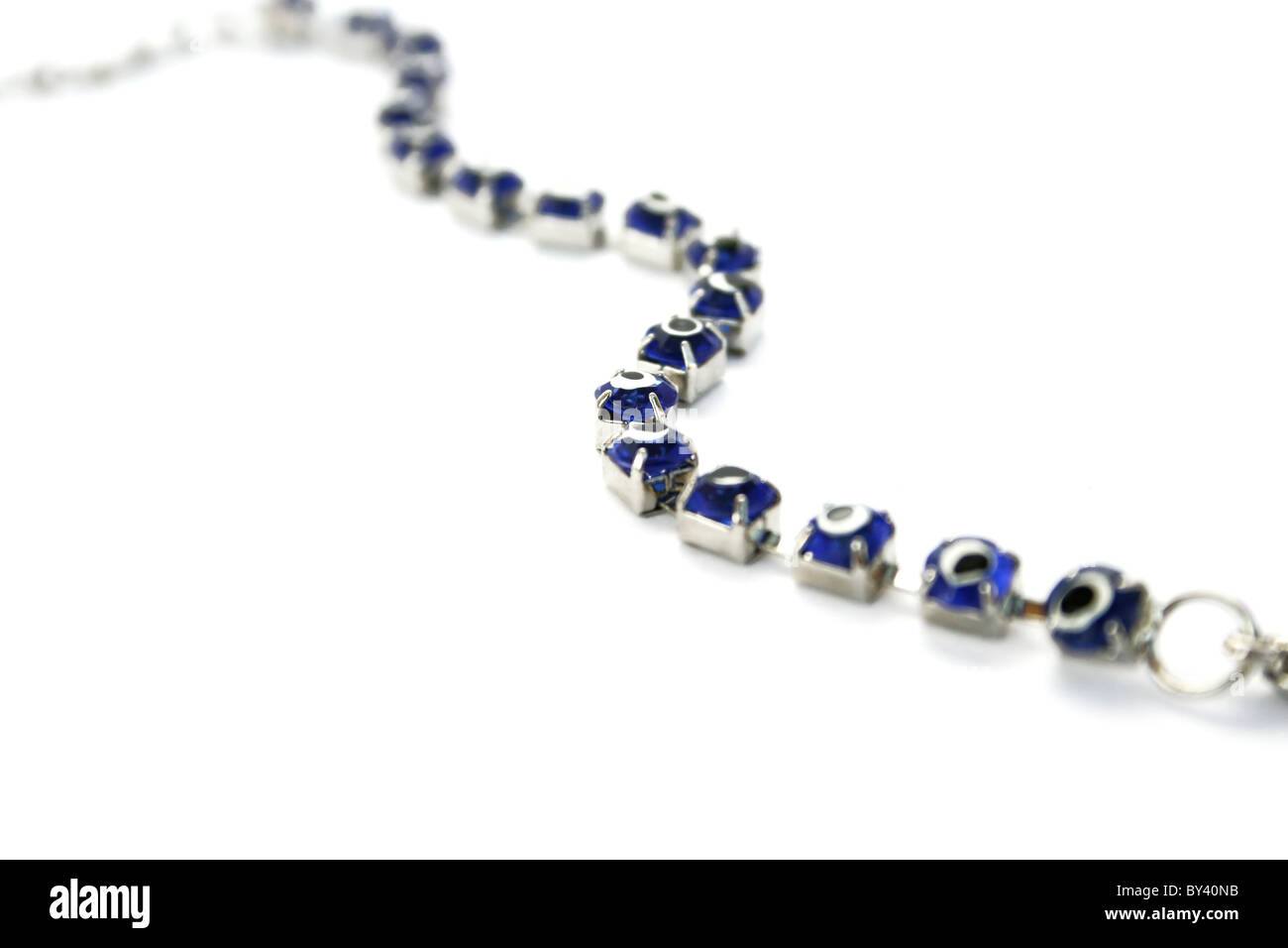 Black eye bracelet isolated on white background Stock Photo Alamy