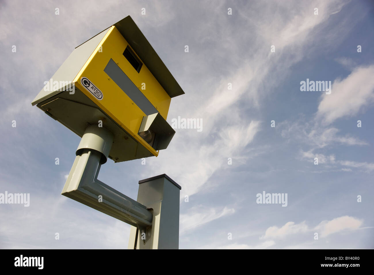A Gatso speed camera in Hove, East Sussex. Stock Photo