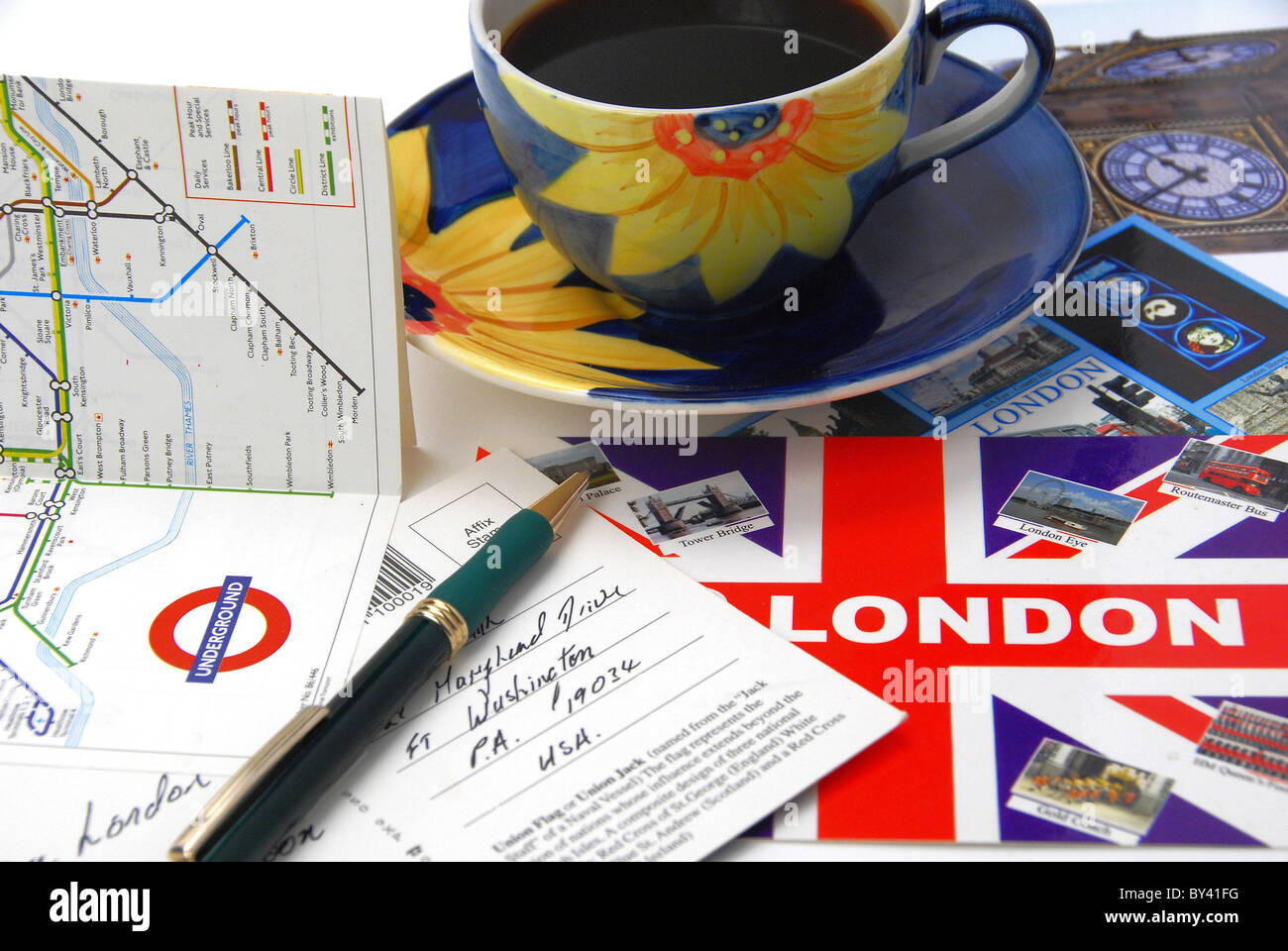 Postcards from London Stock Photo