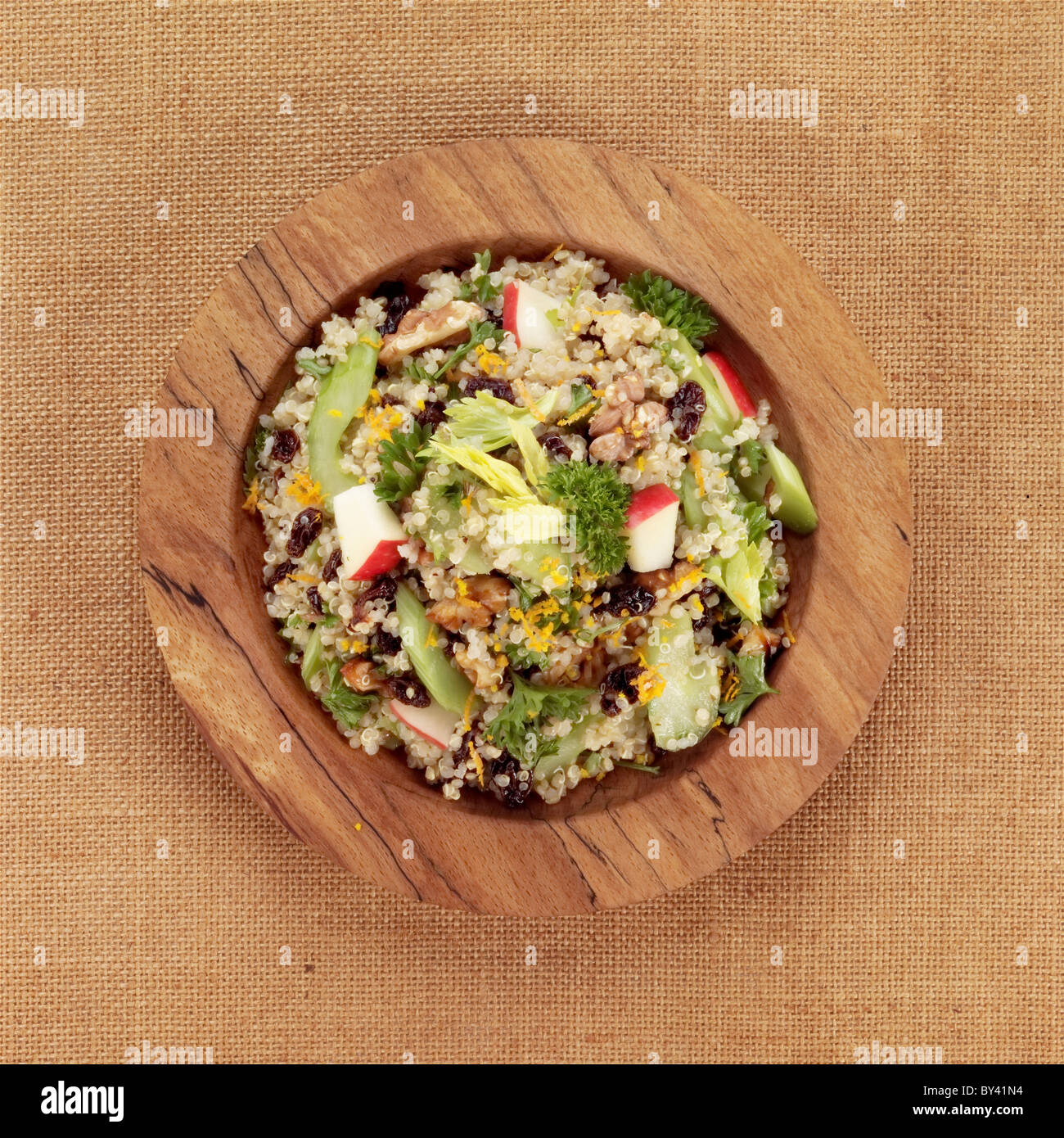 Quinoa Waldorf salad Stock Photo