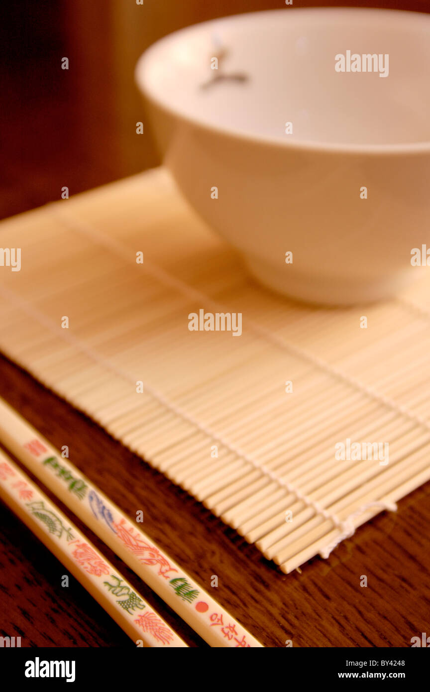 Chinese place setting Stock Photo Alamy