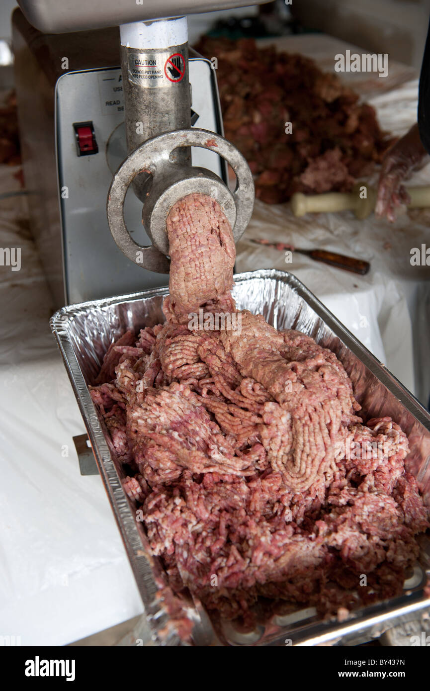 Meat processor Stock Photo