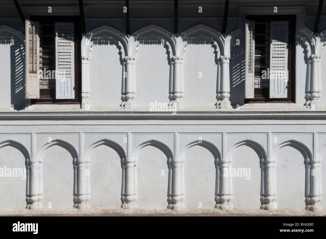 palace architecture in Durbar Square in Kathmandu, Nepal Stock Photo