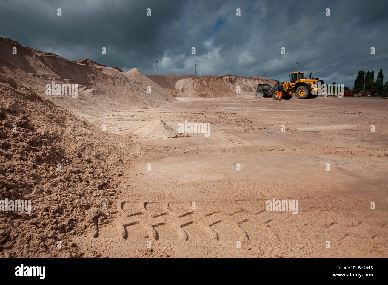 Winsford Rock Salt Mine Cheshire UK rock salt for roads in winter Stock Photo Alamy