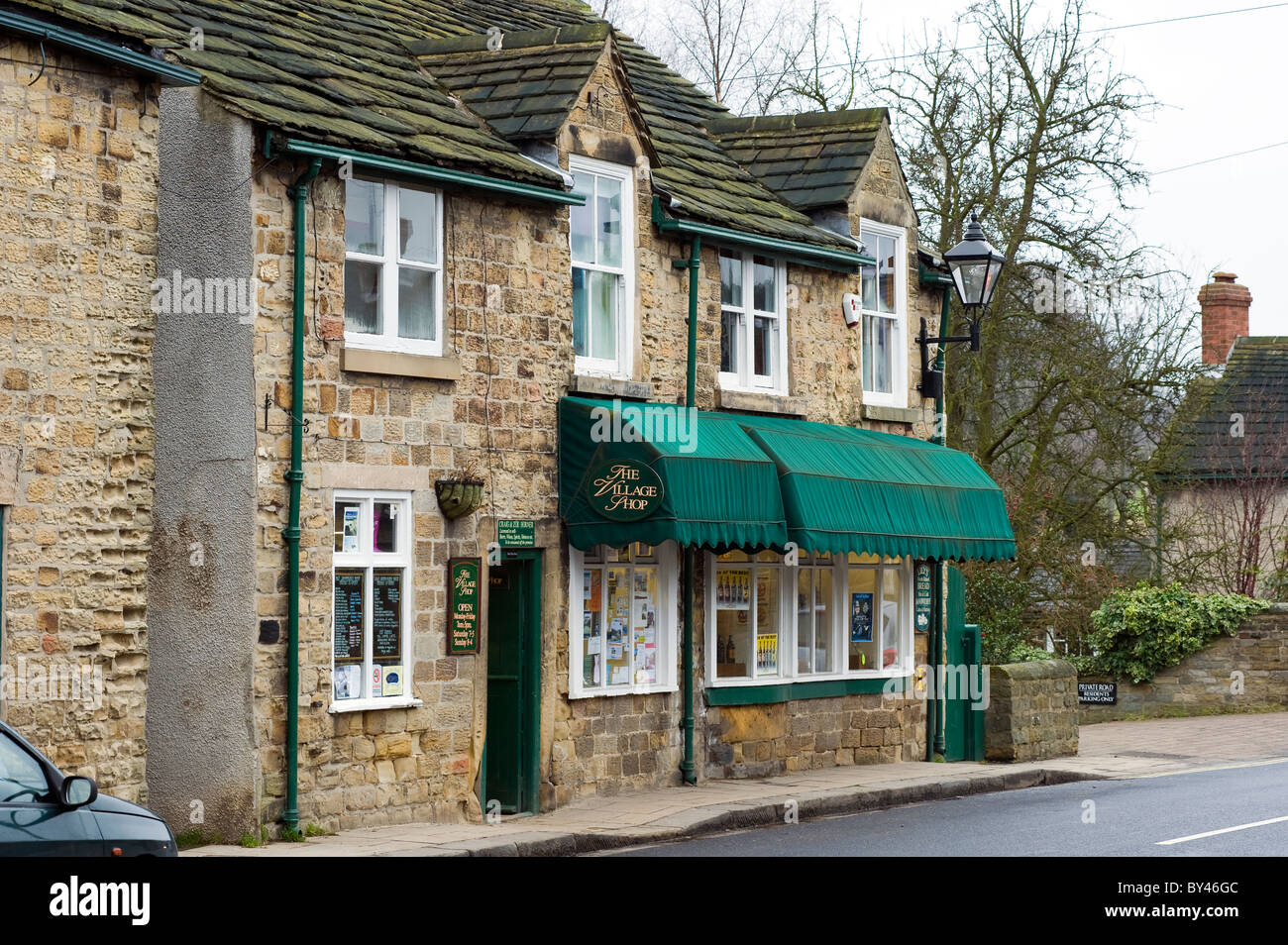 Village shop, Wentworth Village, South Yorkshire, UK. Jan 2011 Stock