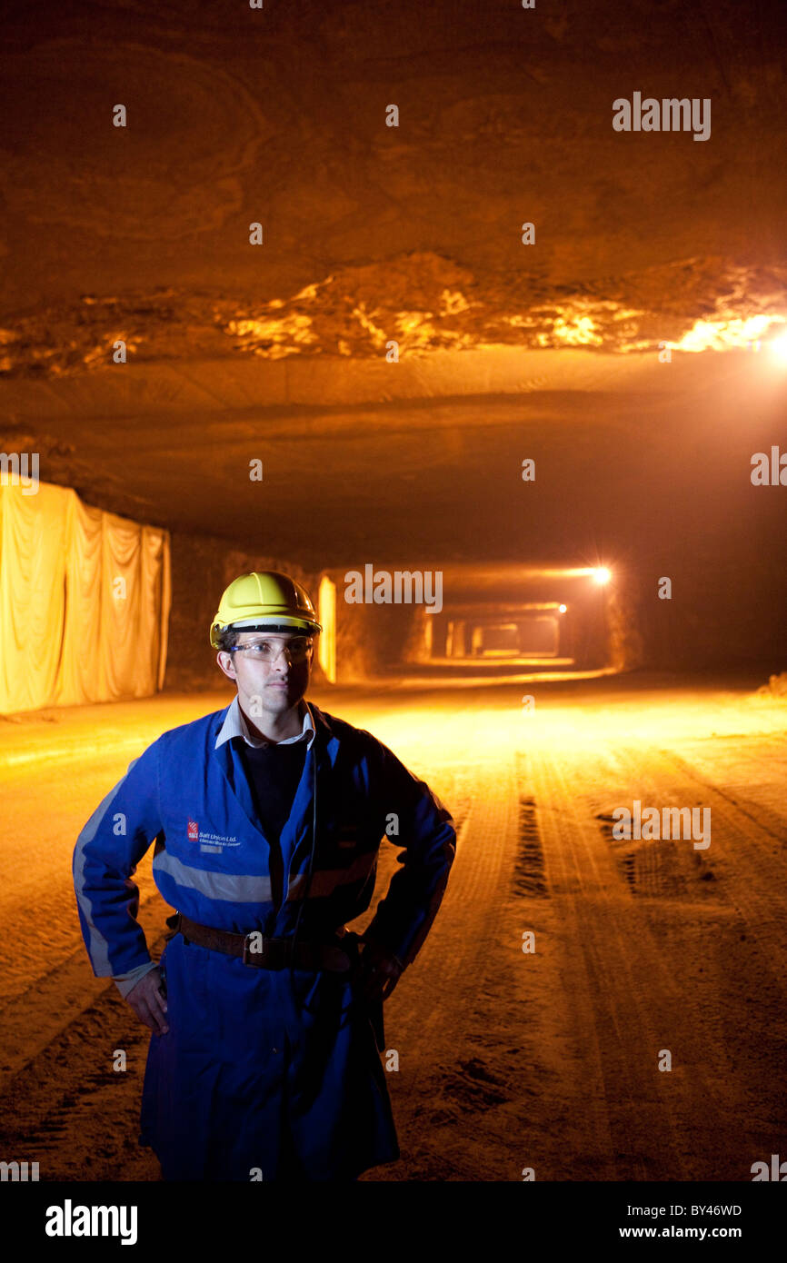 Winsford Rock Salt Mine Cheshire UK rock salt for roads in winter Stock Photo Alamy