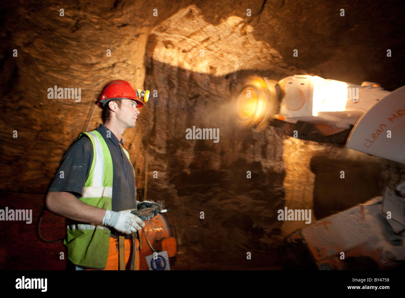 Winsford Rock Salt Mine Cheshire UK rock salt for roads in winter