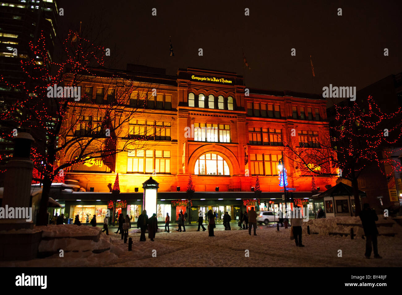 MONTREAL, Canada The Bay / La Baie, a famous department store in
