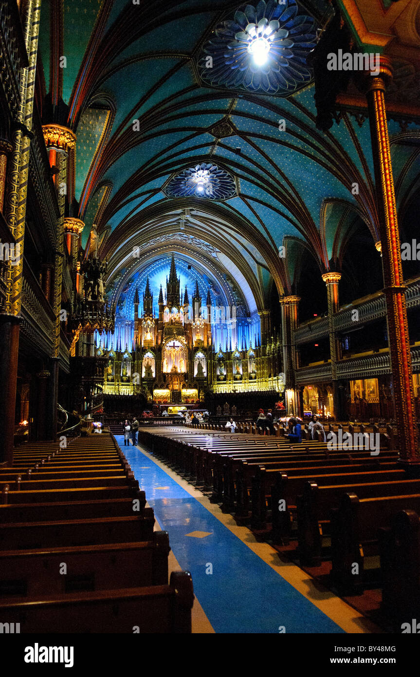 Notre Dame Cathedral Montreal Aura