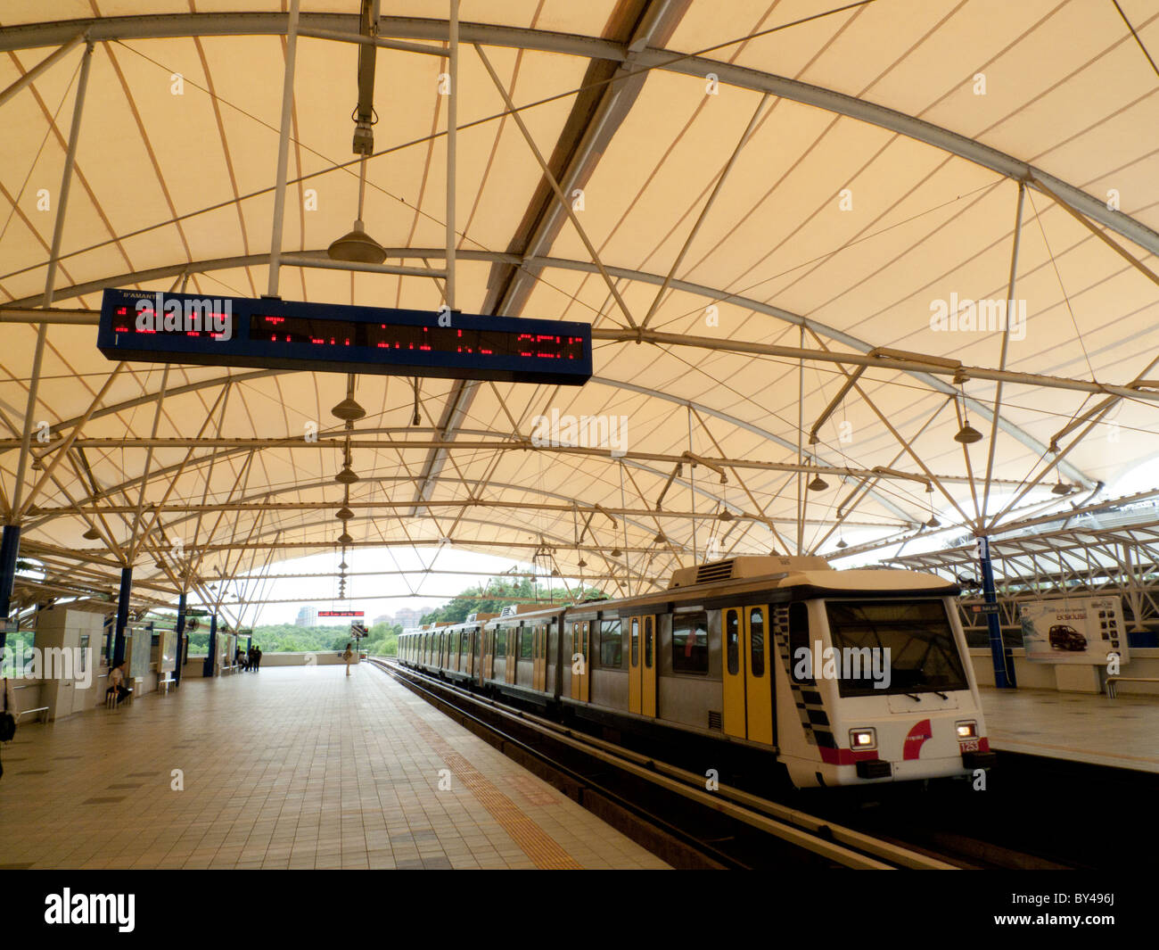 Bukit Jalil Lrt Station In Kuala Lumpur Malaysia Stock Photo Alamy