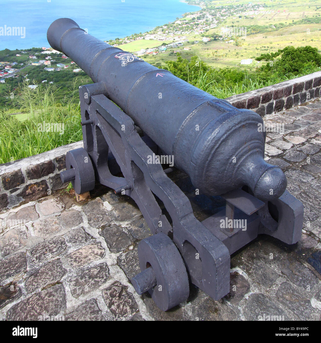 Brimstone Hill Fortress - Saint Kitts Stock Photo