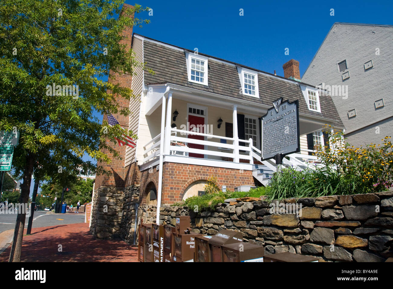 Ramsay House, Old Town Alexandria Virginia Stock Photo Alamy