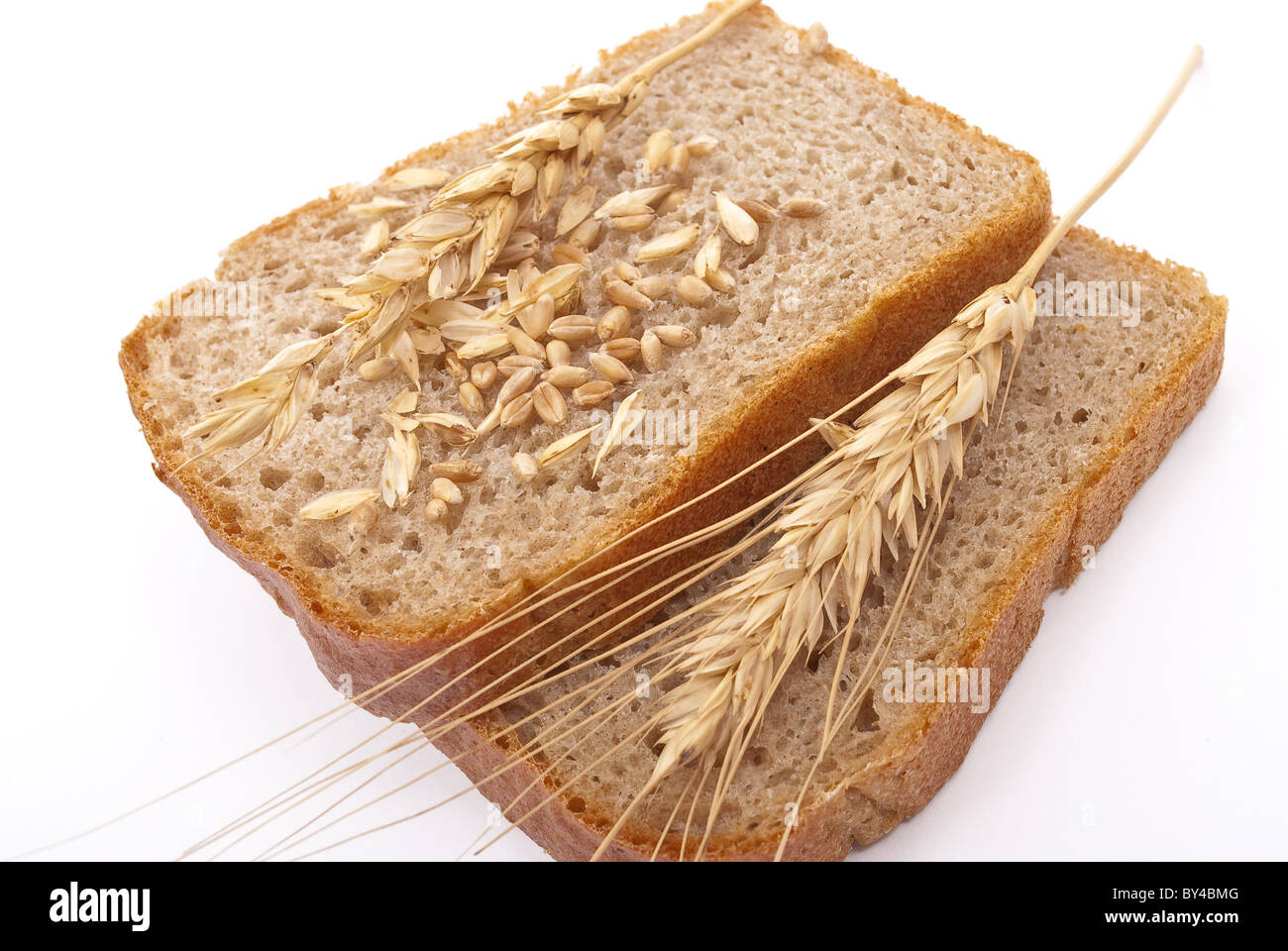 Sliced bread with ears Stock Photo Alamy