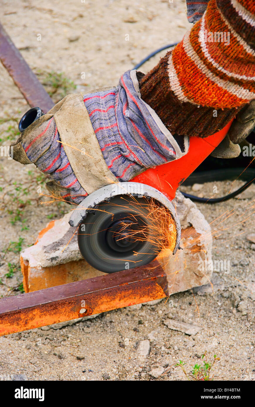 Winkelschleifer - angle grinder 03 Stock Photo